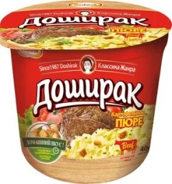 Доширак пюре говядина 40 гр. упак (24 шт.)