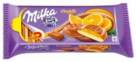 Милка Печенье Шоко Жафа Оранж 147 гр