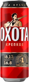 Охота крепкое 0,43 л. (24 шт.) ж\б