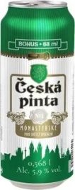 Чешская Пинта Монастыр. №1 0,568 л. ЖБ/24 5,9%