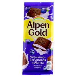 Альпен-Голд Черника-Йогурт 85  гр.