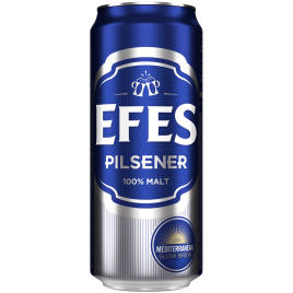 Эфес Пилсенер 0,45 л. (24 шт.) ж\б