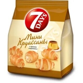 Круассан "7-Дней" 265 гр. Карамель упак (10 шт.)