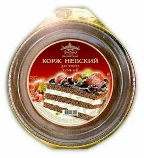 Корж Невский темный (3 коржа) 300 гр. фото 1