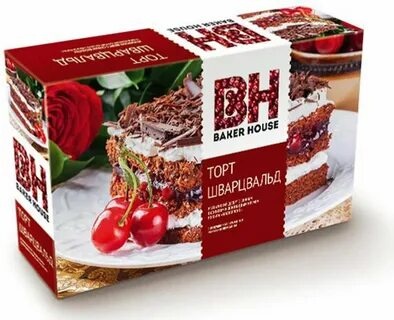 Торт Baker House "Вишня" Шварцвальд 350 гр. фото 1