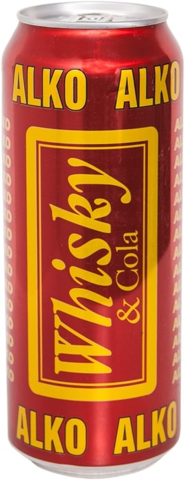 Алко Виски Кола 0,45 л. (24 шт.) ж\б фото 1