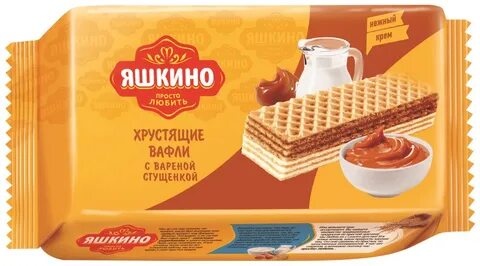 Вафли 200 гр. Сгущенка фото 1