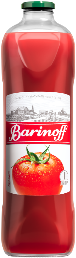 Баринофф Нектар Томат с мякотью 1 л. (8 шт) ст. фото 1