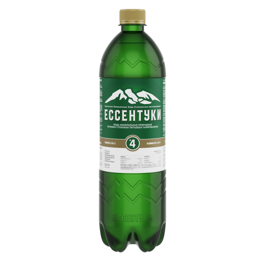 Ессентуки №4 1 л. (6 шт.) (Холдинг Аква) фото 1