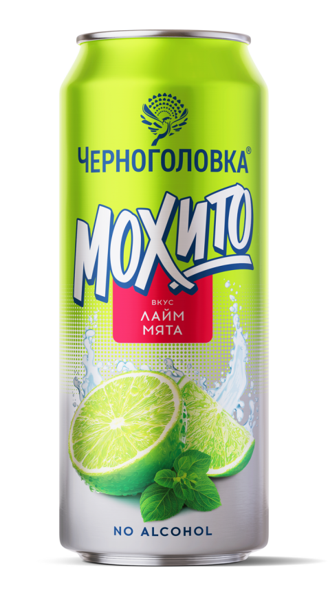 Черноголовка Мохито Лайм Мята 0,45 л. (12 шт.) ж\б фото 1