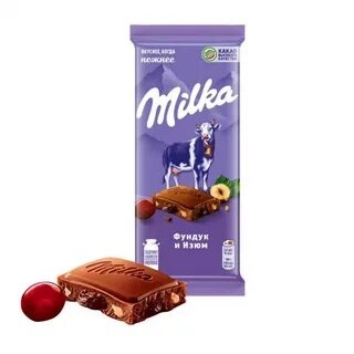 Милка Фундук-Изюм 80 гр. фото 1