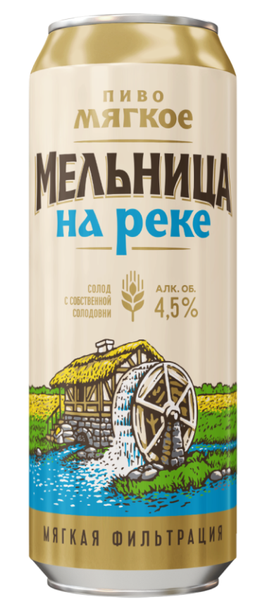 Мельница на реке 0,45 л. (12 шт.) ж\б фото 1