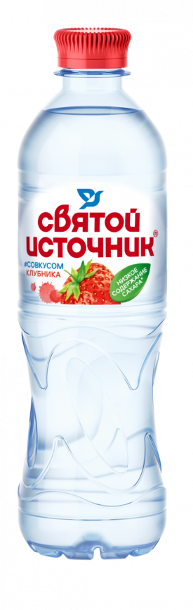 Святой Источник Клубника 0,5 л. (12 шт.) б/газ фото 1