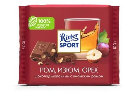 Ритер Спорт Ром+орех+изюм фото 1