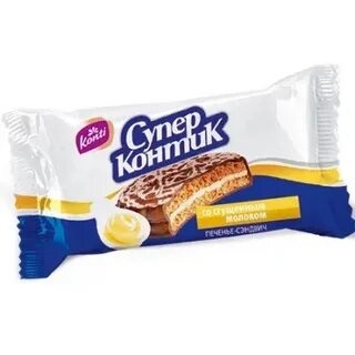 Печенье-сэндвич Супер-Контик 100 гр. Сгущенка фото 1