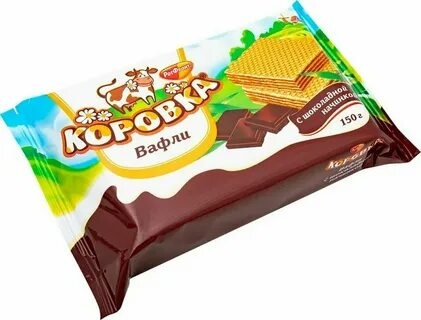 Вафли Коровка шоколадные 150 гр. фото 1